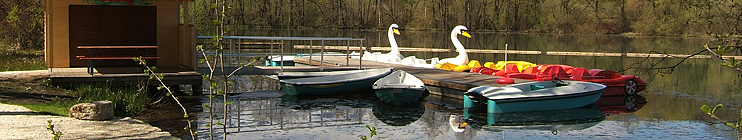 Bootsverleih am Itzelberger See (Foto von 2012)